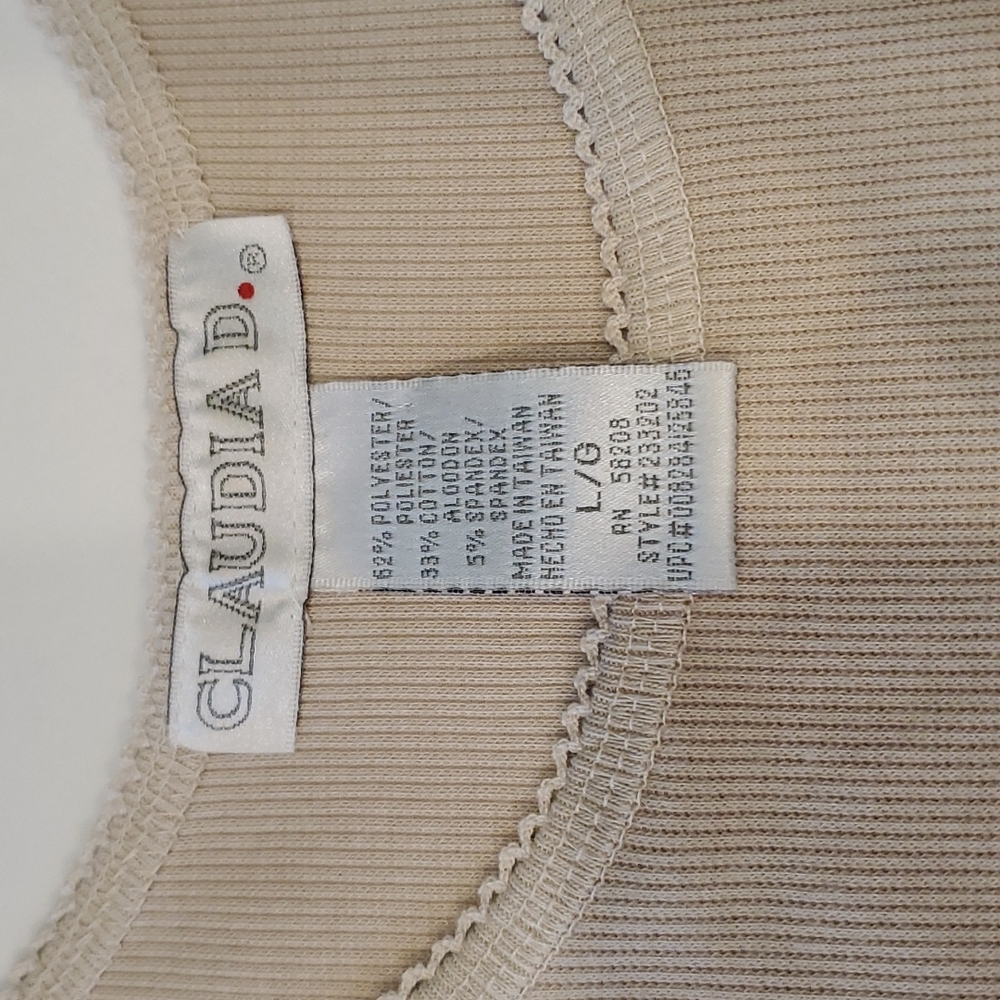 CLAUDIA D. Ribbed Tank - Picture 2 of 3